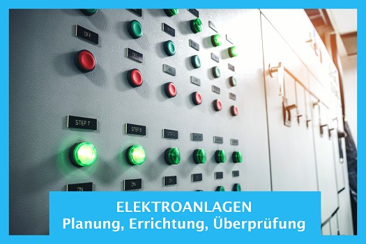 Schaltschrank mit Schaltern und Kontrollleuchten – Elektroanlagen von ELEKTRO4YOU Wien